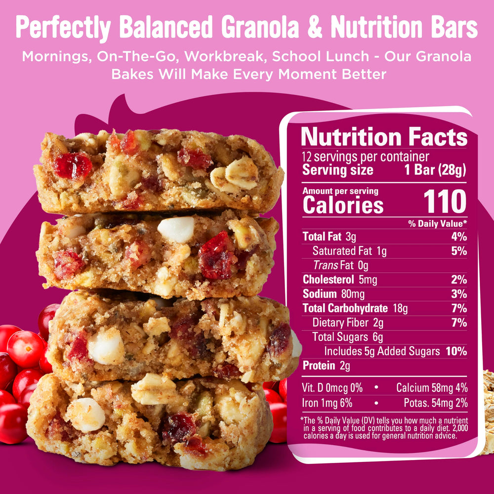 Cooper Street Granola Bakes real cranberries add natural sweetness and flavor.