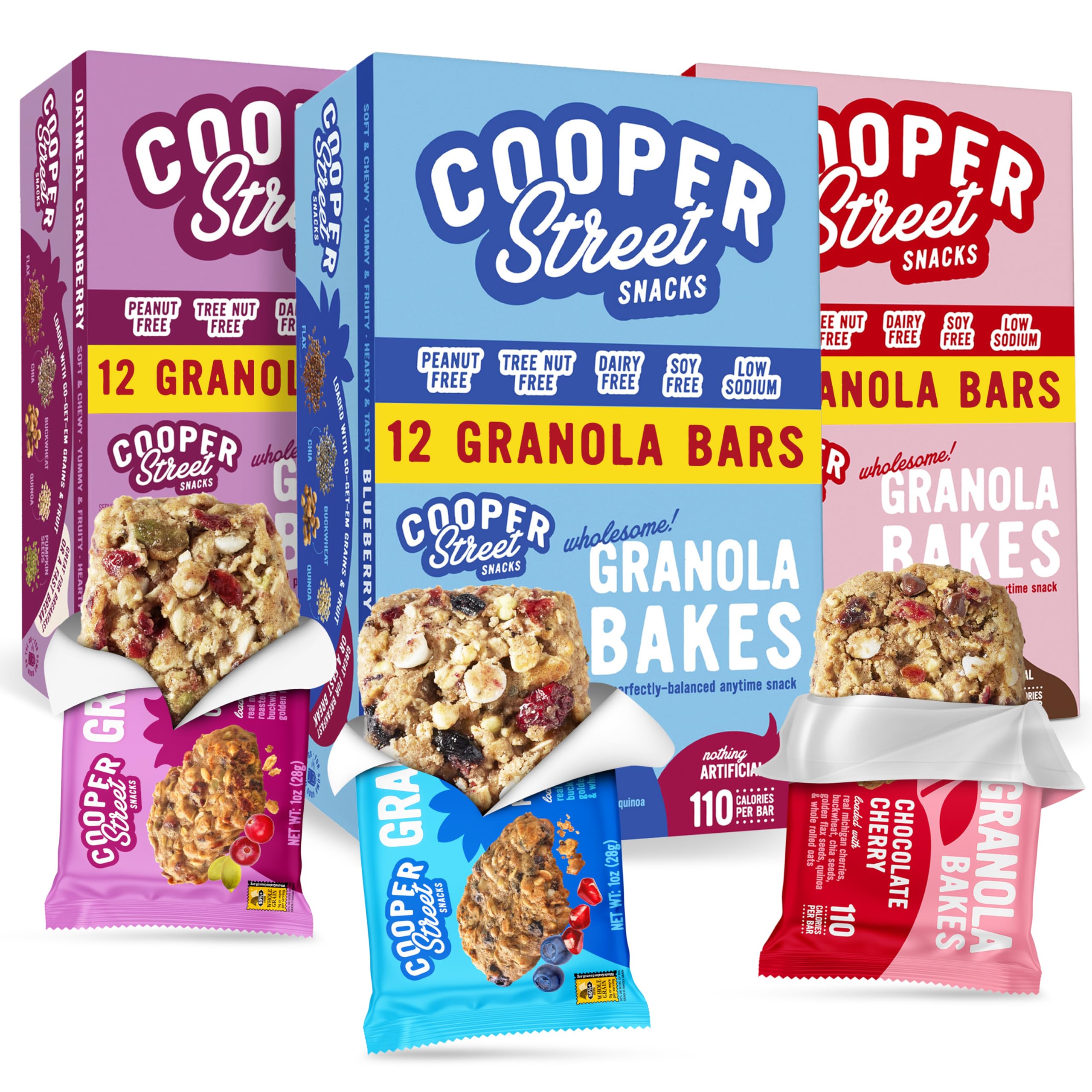 Cooper Street Granola Bakes soft-baked texture close-up for breakfast bite.