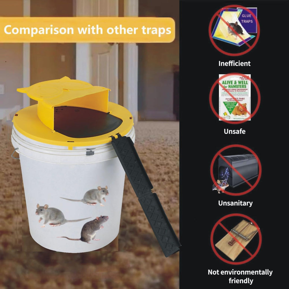 COPORA Mouse Trap Bucket Lid durability shows long-lasting materials for repeated use