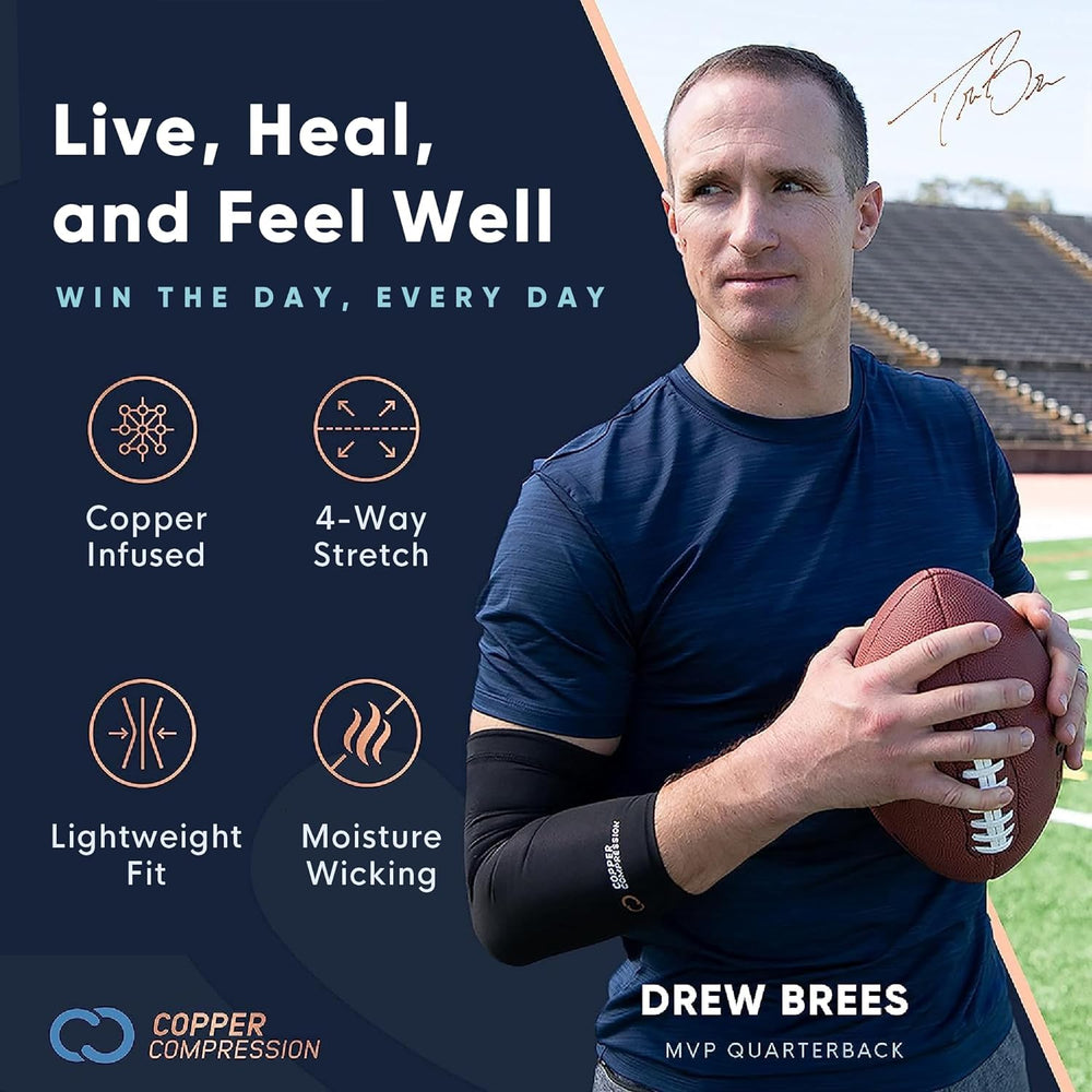 Copper Compression Arch Sleeves comfortable under sneakers, boots or sandals