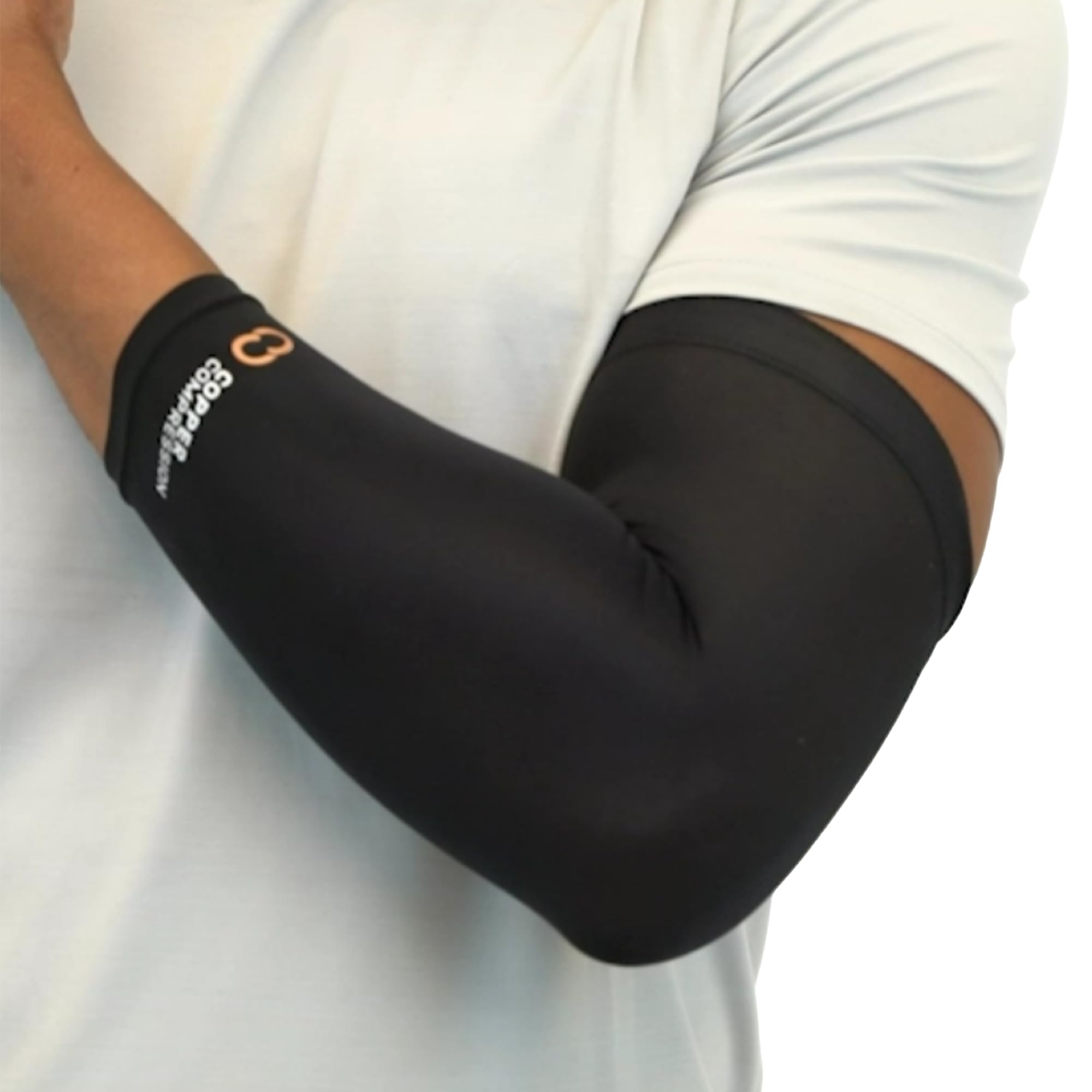 Post-surgery rehab ready sleeve designed for discreet wear under clothing