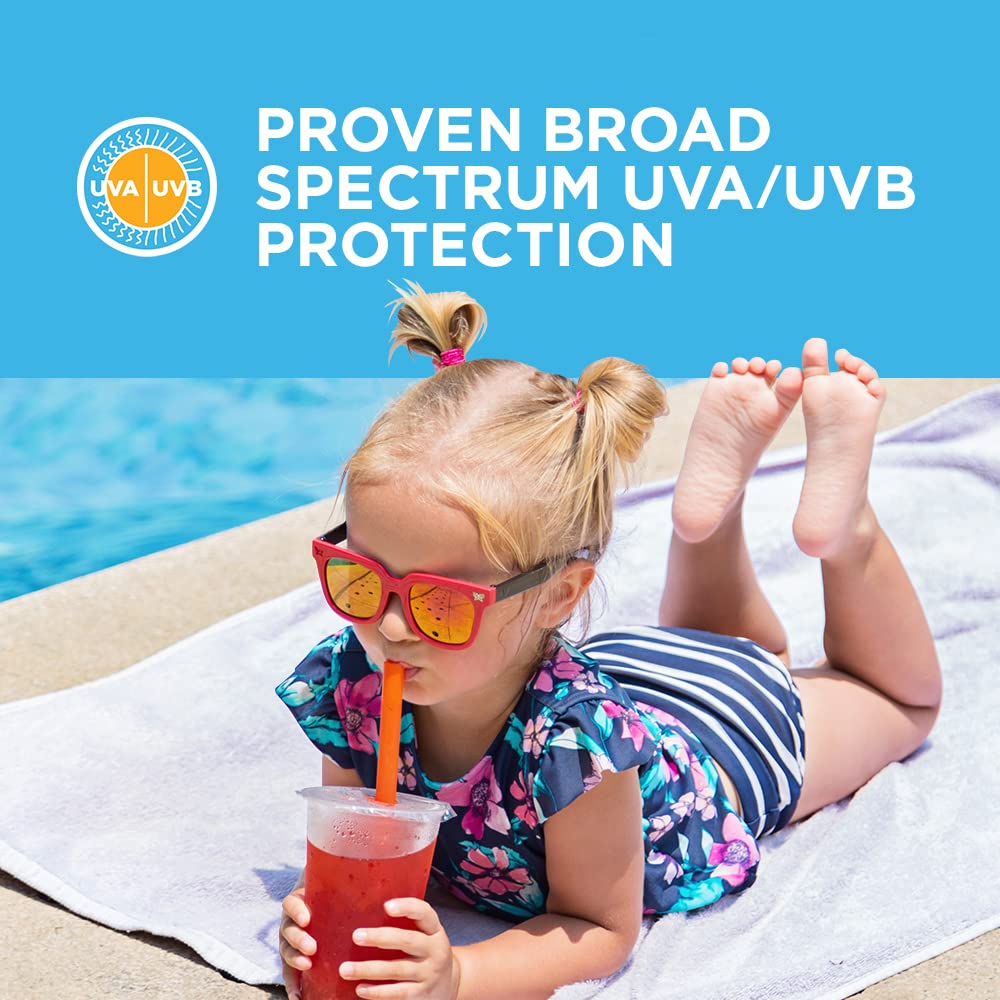 Coppertone Complete SPF 50 spray remains effective during activity with water resistance.