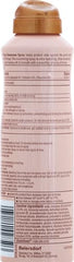 Coppertone Glow dry-fast spray leaves skin smooth and comfortable