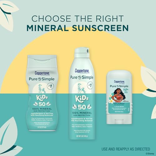 Compact 0.49-ounce Coppertone Moana sunscreen stick