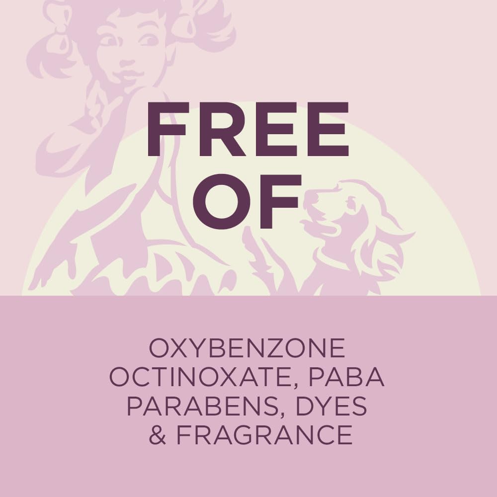 Coppertone Pure and Simple pack closeup highlighting fragrance-free formula.