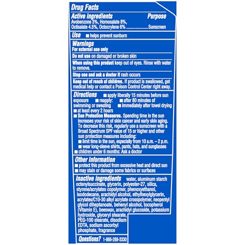 Lotion applied to forearm during exercise