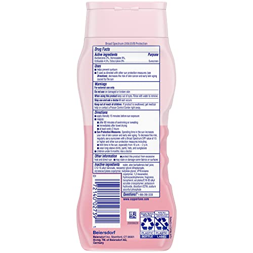 Coppertone WaterBabies no dyes or harmful chemicals in the formula.