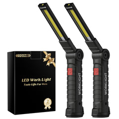 Coquimbo rechargeable LED work light with magnetic base front view for hands-free grilling.