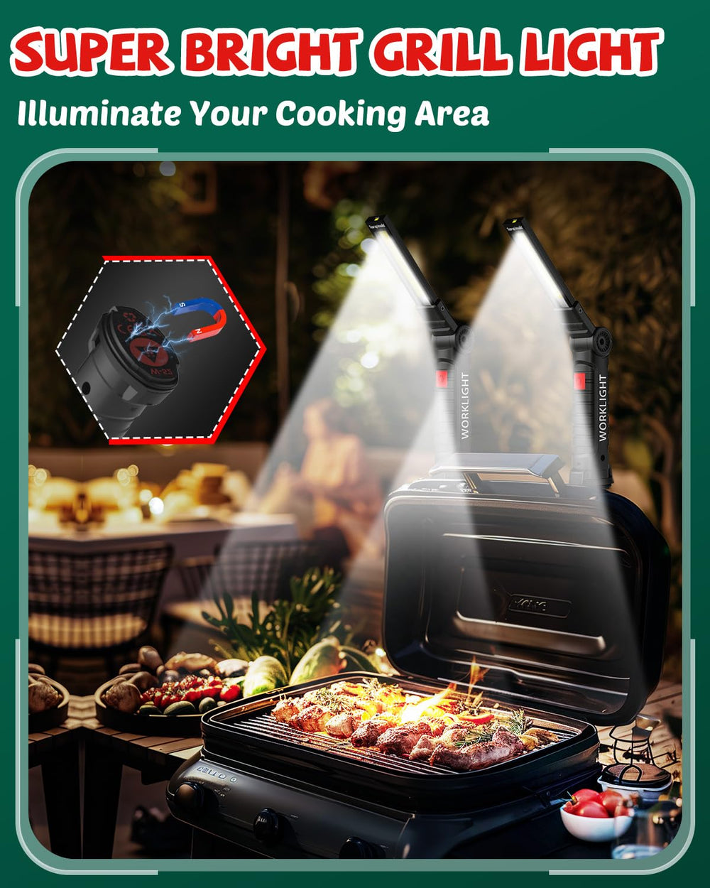 Coquimbo light showing five modes for varied tasks and visibility.
