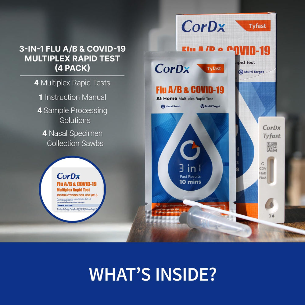 CorDx TyFast is suitable for ages 2 and up.