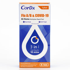 CorDx TyFast kit box for at-home testing and quick results.