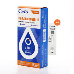 CorDx TyFast nasal swab ready for fast home testing.
