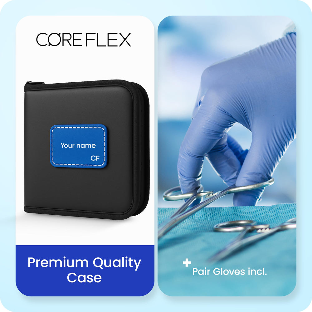 Core Flex storage case open shows organized tool layout.