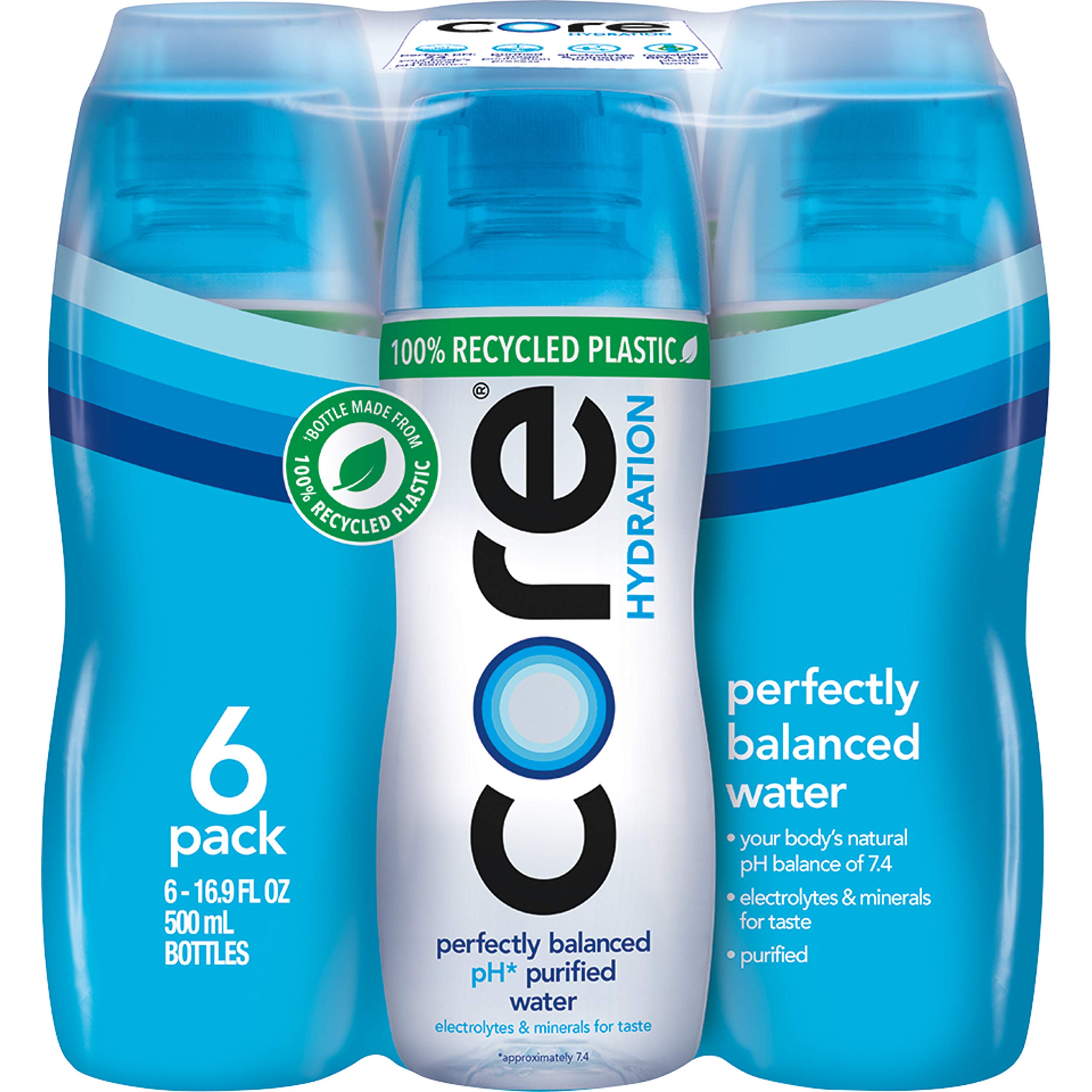 Core Hydration wide-mouth-opening speeds refills and hydration