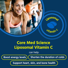 Core Med Science liposomal vitamin C pour demonstrates easy daily use