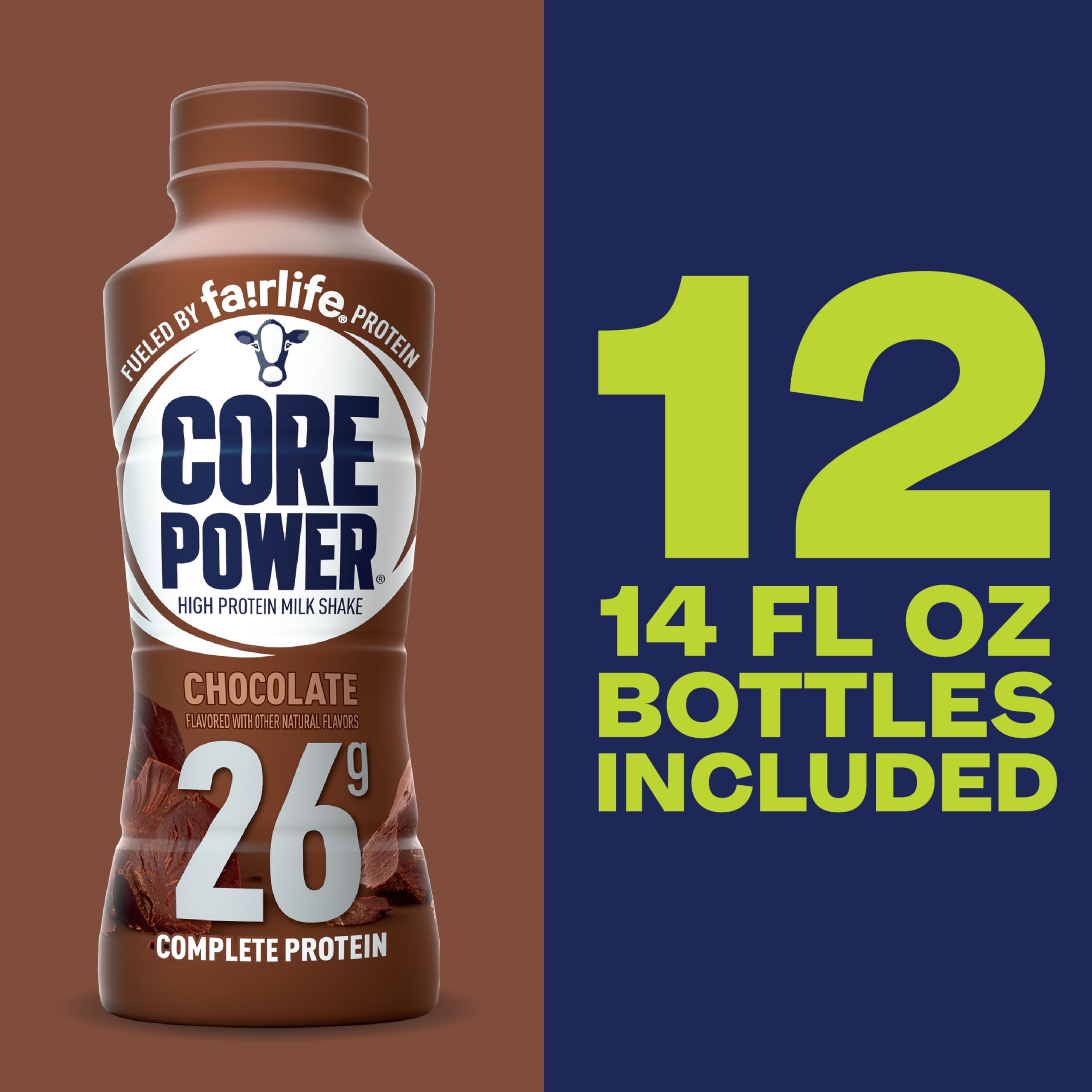Core Power Chocolate pour into glass shows smooth texture and aroma.