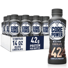 Core Power Elite Chocolate bottle front showing ready-to-drink protein option