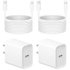 Coreykin 10ft iPhone cable for couch charging and flexible use.