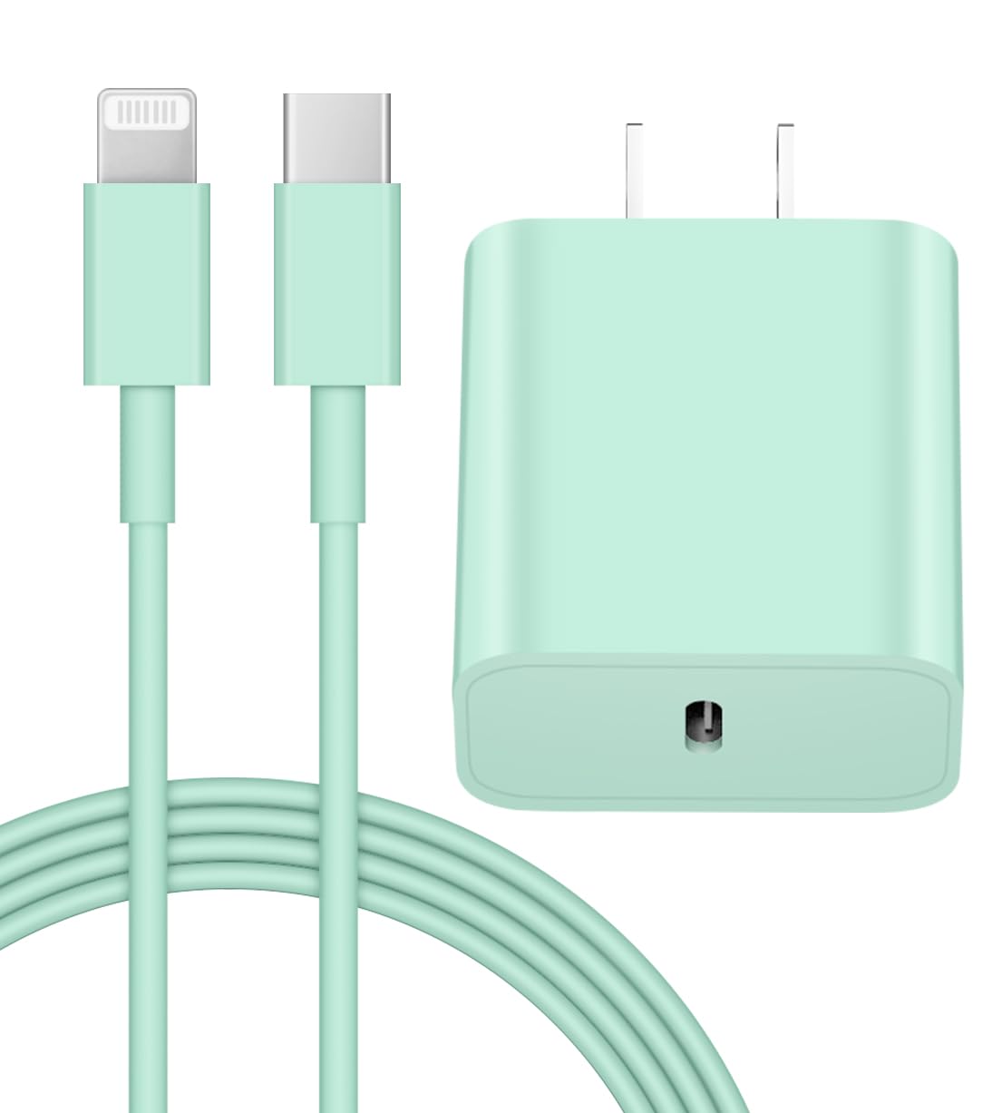 Coreykin 20W PD USB-C wall charger powers iPhone and iPad quickly.