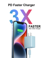 Coreykin 6ft fast charging cable for flexible home or travel use