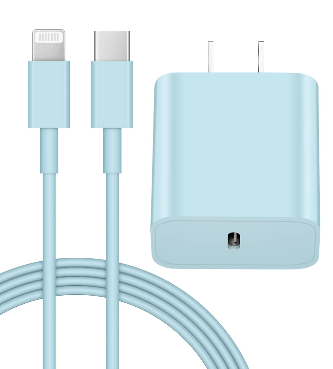 Coreykin fast charger 20W PD USB-C wall charger powering iPhone quickly