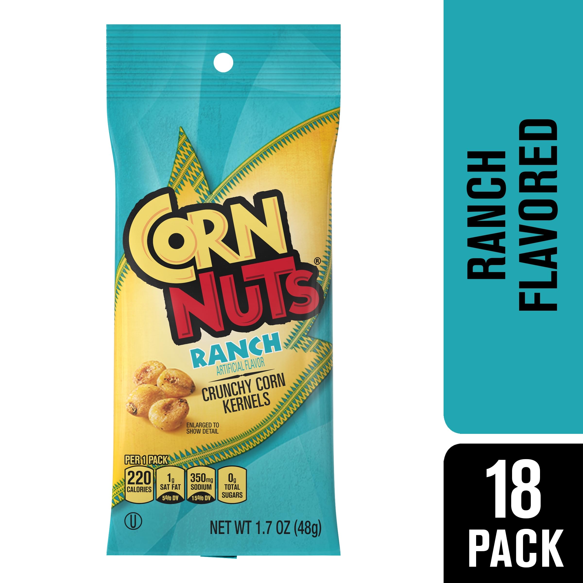 Kernels on-the-go pack by CORN NUTS for convenient snacking anywhere.