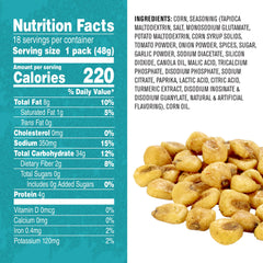 Close-up of CORN NUTS ranch crunchy kernels showing savory texture.