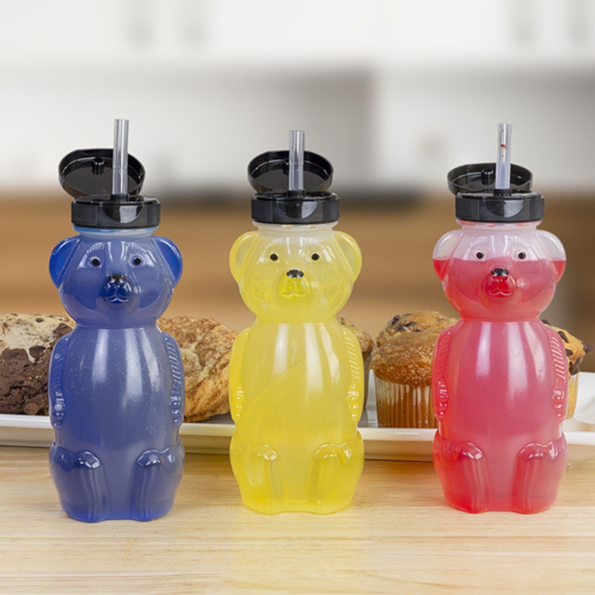 Cornucopia Brands 8-ounce therapy bottle with flexible straw for gentle tongue training