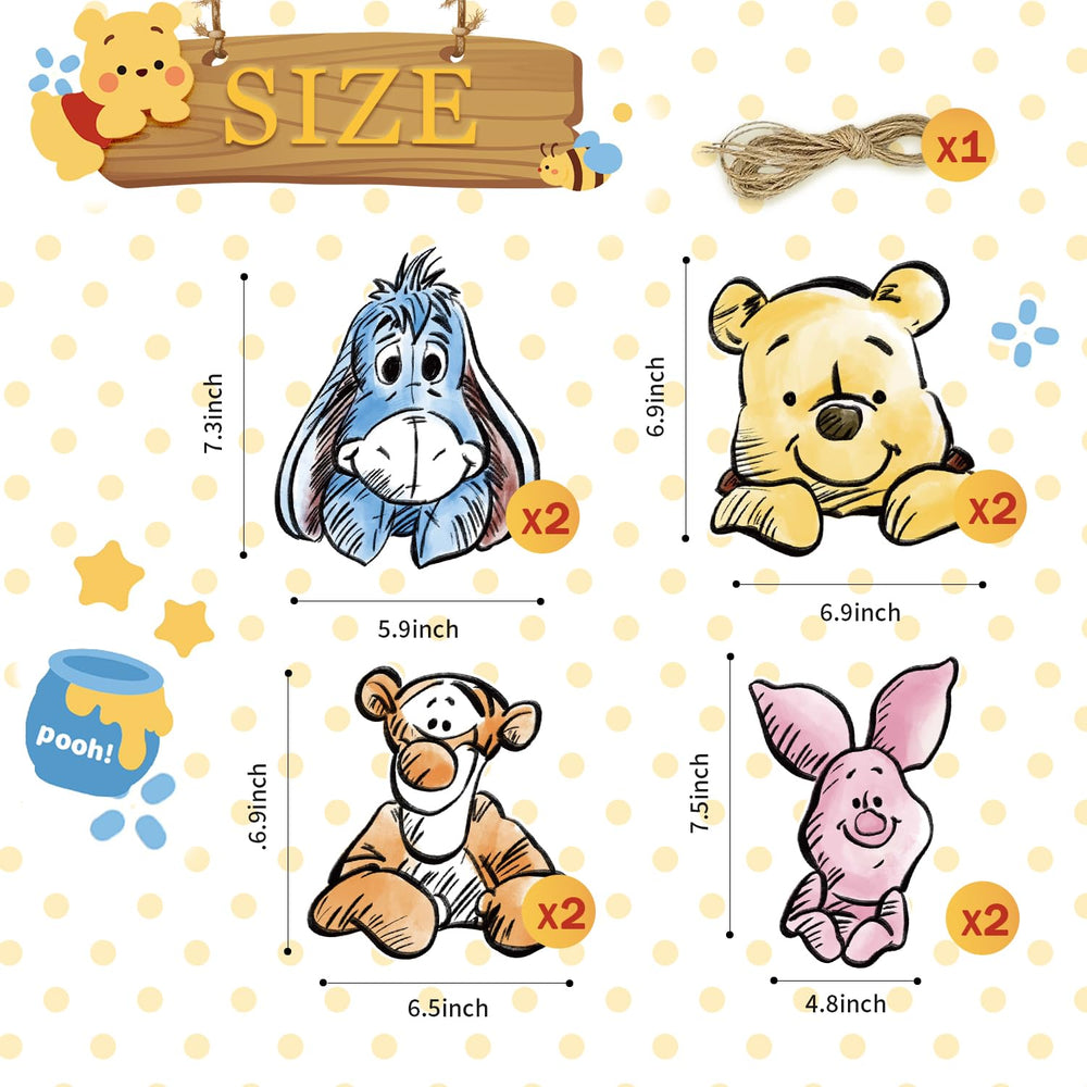 CORODER Cute Bear Banner fully assembled as a cheerful party backdrop
