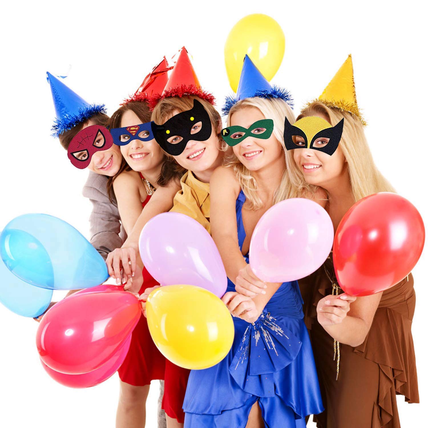 Pre-punched eye holes provide easy visibility during play with Corpower masks.
