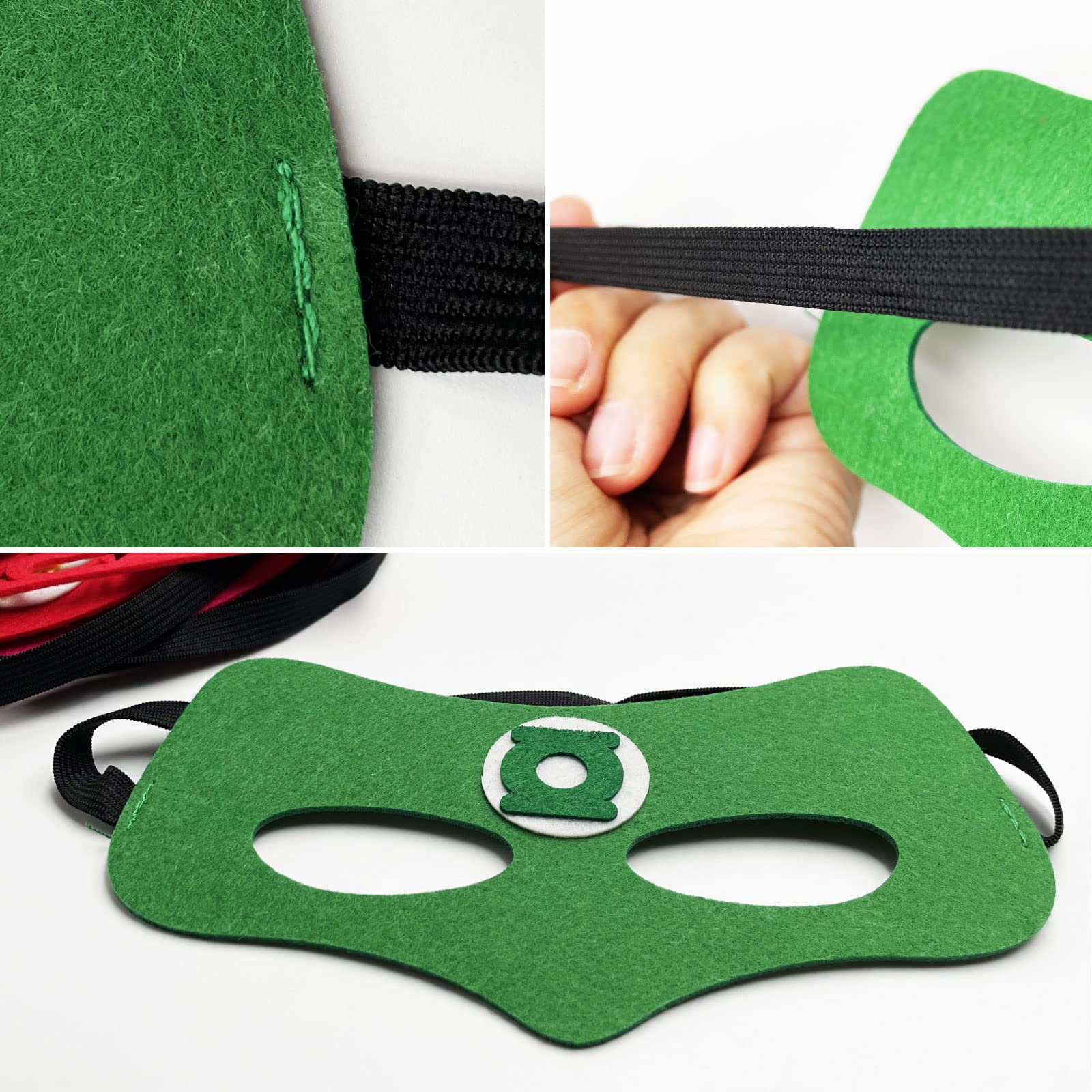Soft felt eye masks by Corpower with comfortable wear.