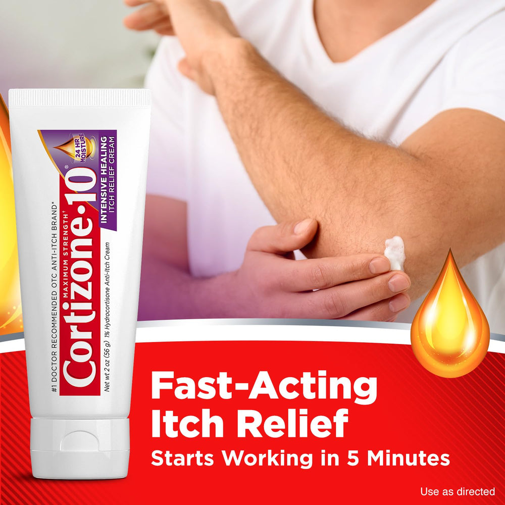 Cortizone-10 box showing 1% hydrocortisone label