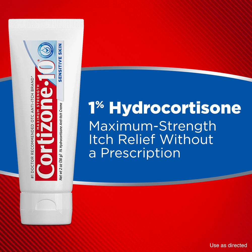 Cortizone 10 hypoallergenic formula shown safe for sensitive skin