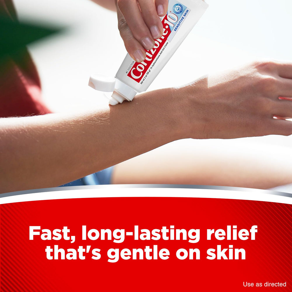 Cortizone 10 maximum strength anti-itch brand badge and packaging