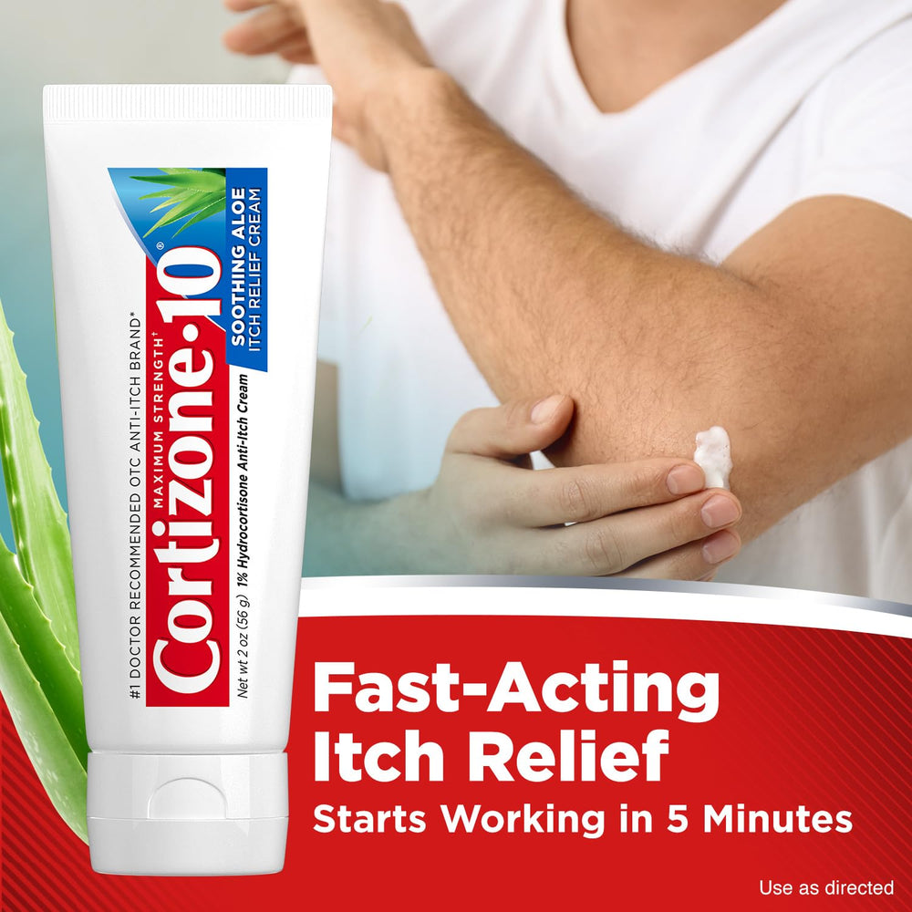 Cortizone-10 pack-front packaging with four tubes