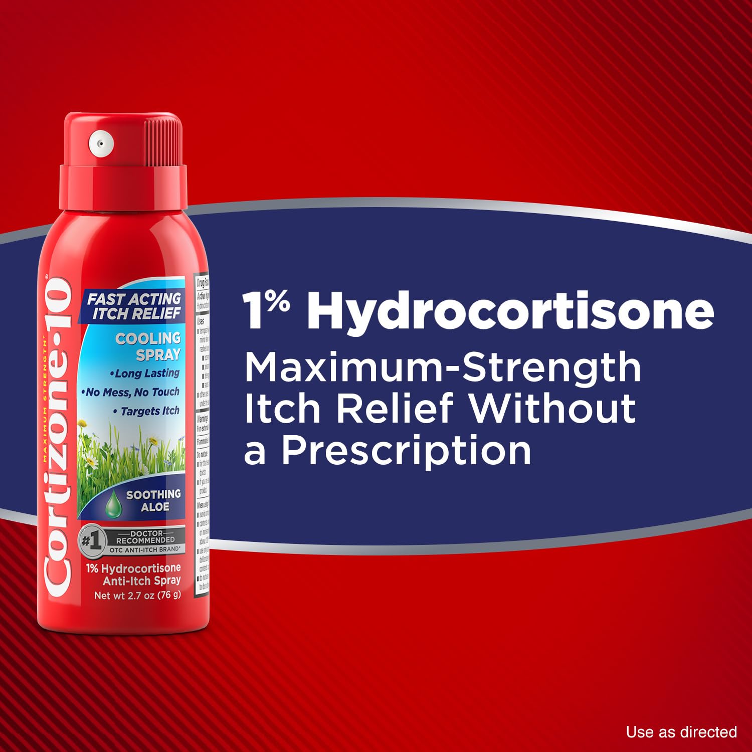 Cortizone 10 cooling mist refreshes irritated skin