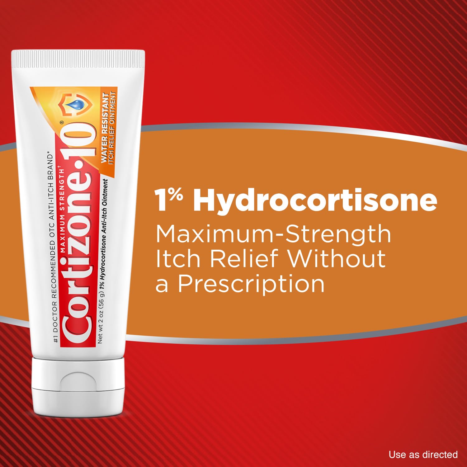 Cortizone-10 fragrance-free and dye-free formula for gentle skin care.