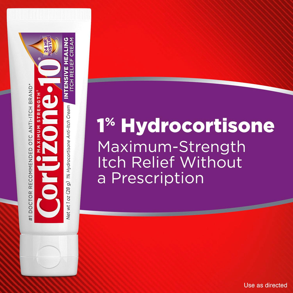 Cortizone-10 moisturizers and vitamins A C E in formula