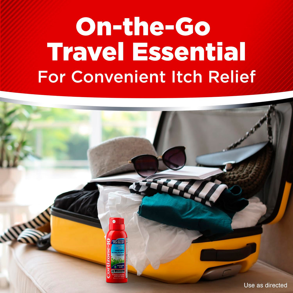 Cortizone 10 travel essentials in compact bottle