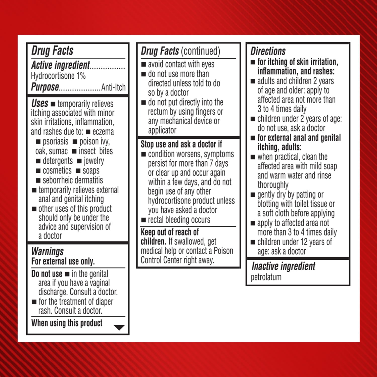 Cortizone-10 water-resistant ointment in use during activities.