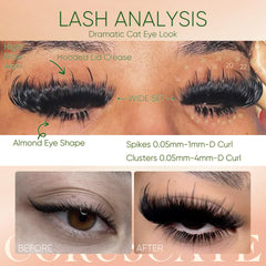 CORUSCATE DIY lash extensions kit for salon-like results at home