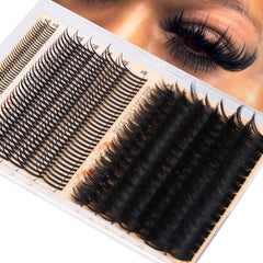 CORUSCATE spike long lash clusters 26mm for bold eye definition