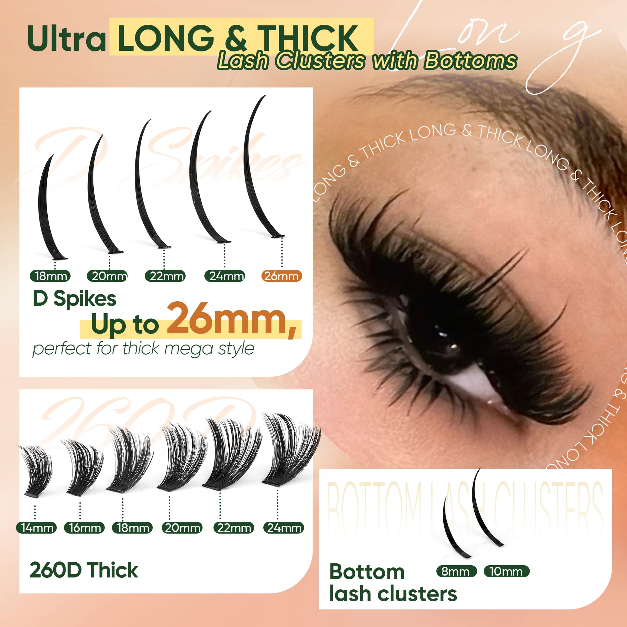 CORUSCATE spike lash design follows trend for editorial eyes