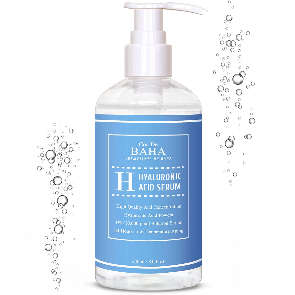Cos De BAHA serum layering-friendly image suggests compatibility with toners and sunscreens
