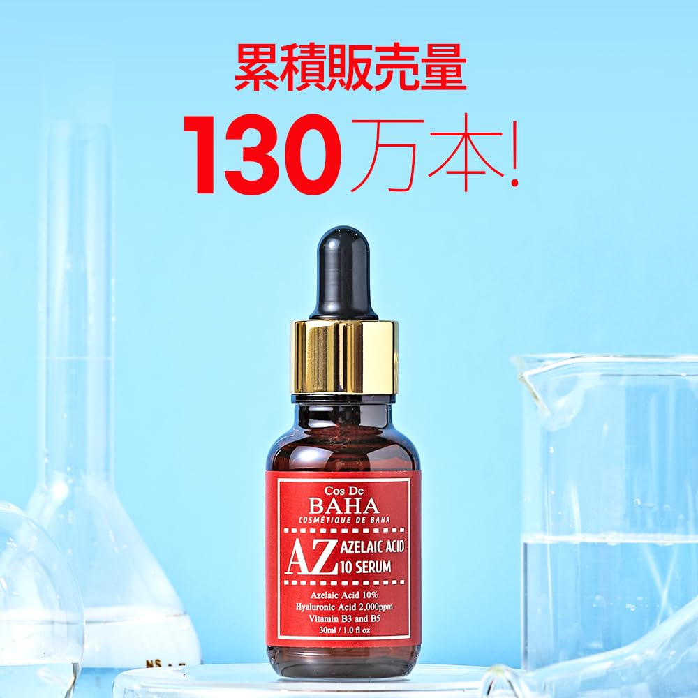 Cos De BAHA Niacinamide and Panthenol label highlights balancing properties for oilier skin.