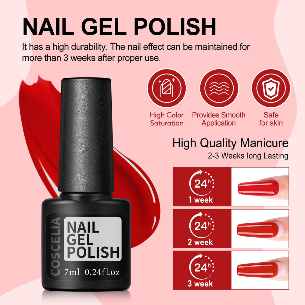 Coscelia included nail-art tools enable DIY designs.