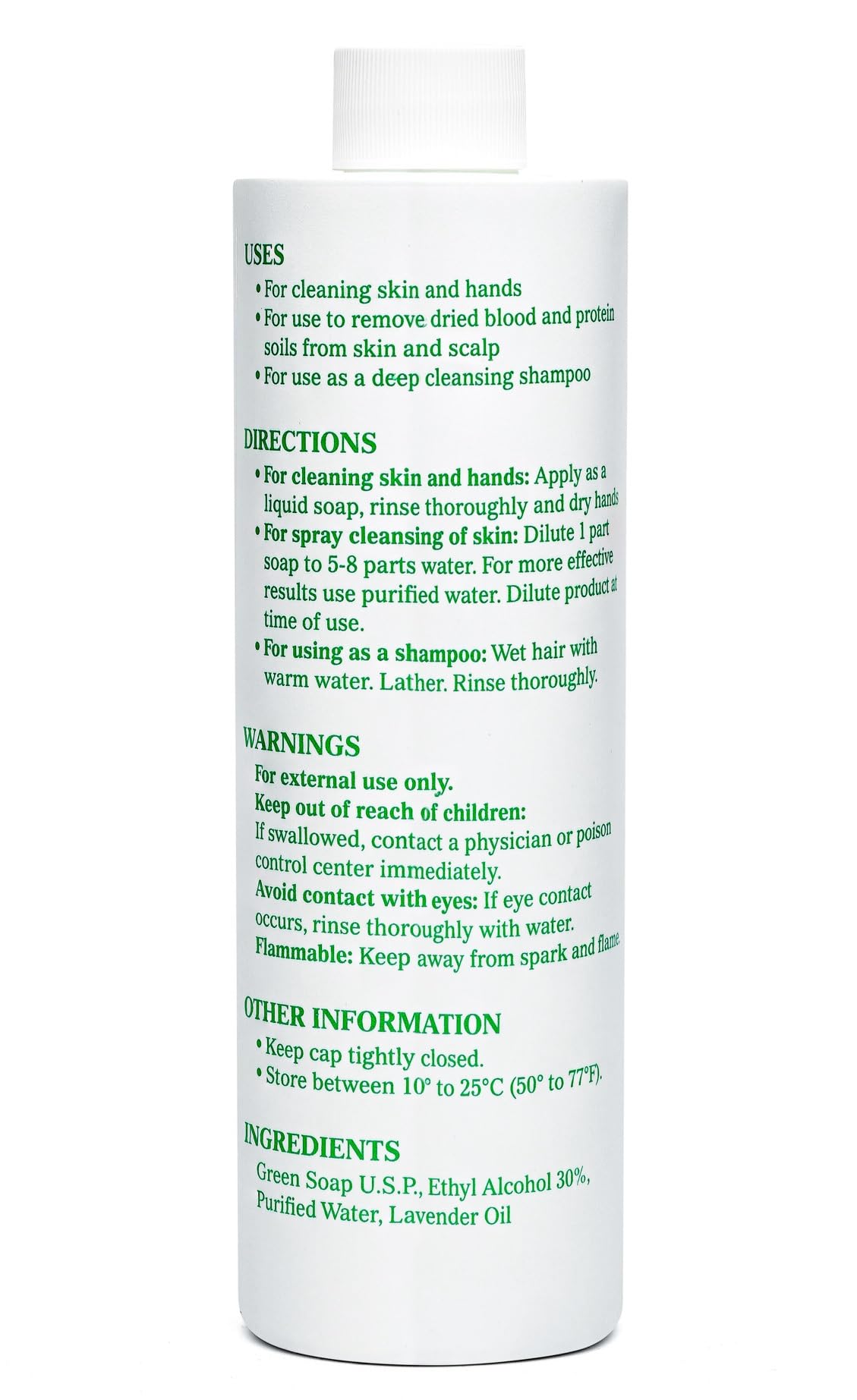 Cosco Green Soap being used to cleanse skin during a tattoo session.