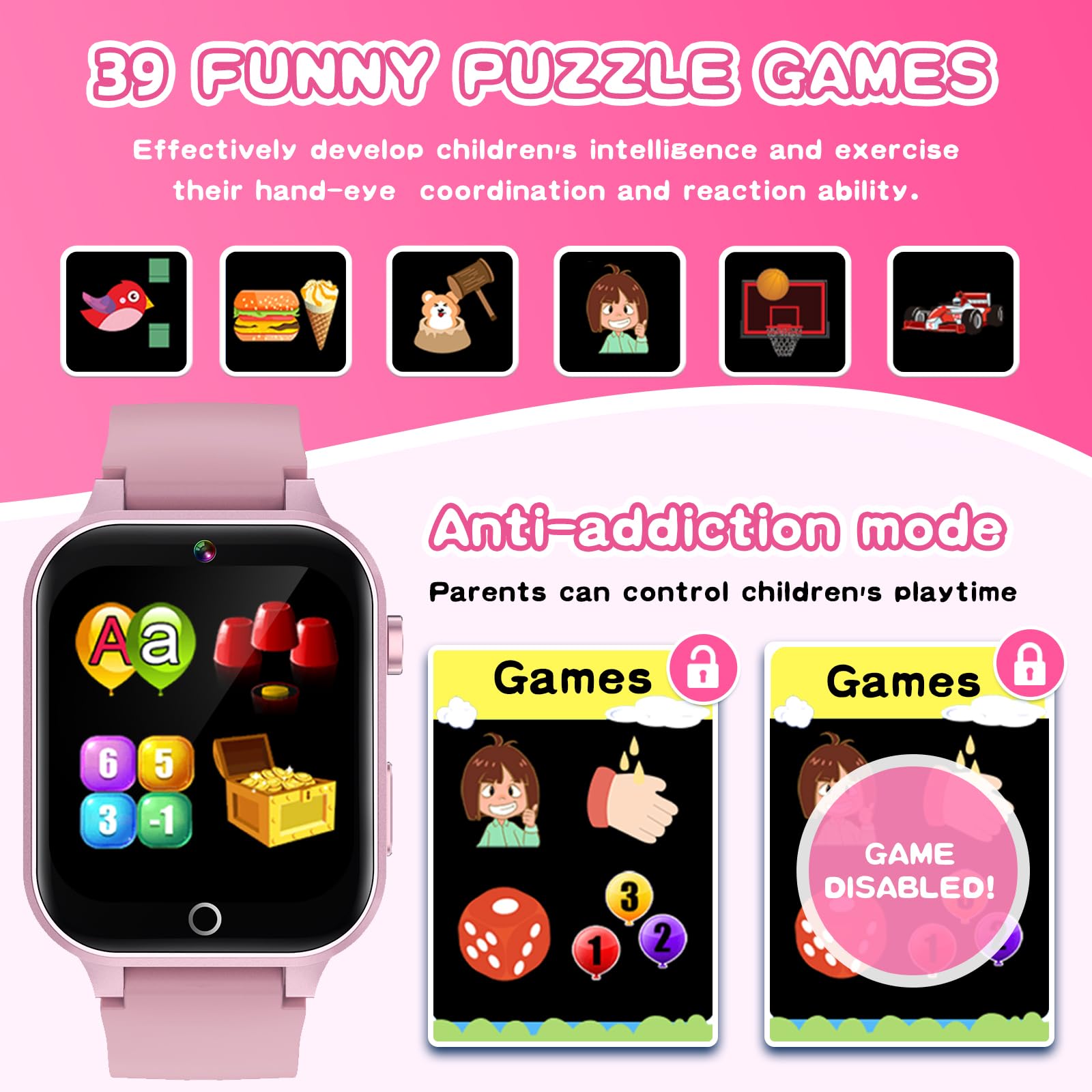 Cosjoype Kids Smart Watch pedometer display for activity tracking