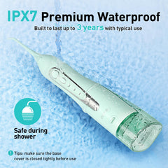 COSLUS C20 IPX7 waterproof design for safe shower use