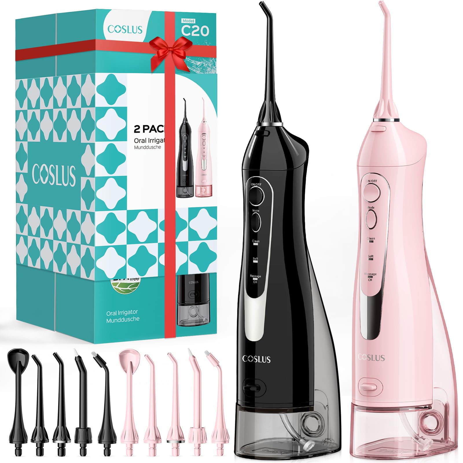 COSLUS C20 two-pack front view for family use